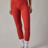 High-Waisted Red Leggings