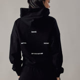 Set Felpa con Cappuccio + Joggers Loose Fit – Nero