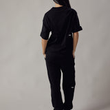 Set Felpa Girocollo + Joggers Loose Fit – Nero