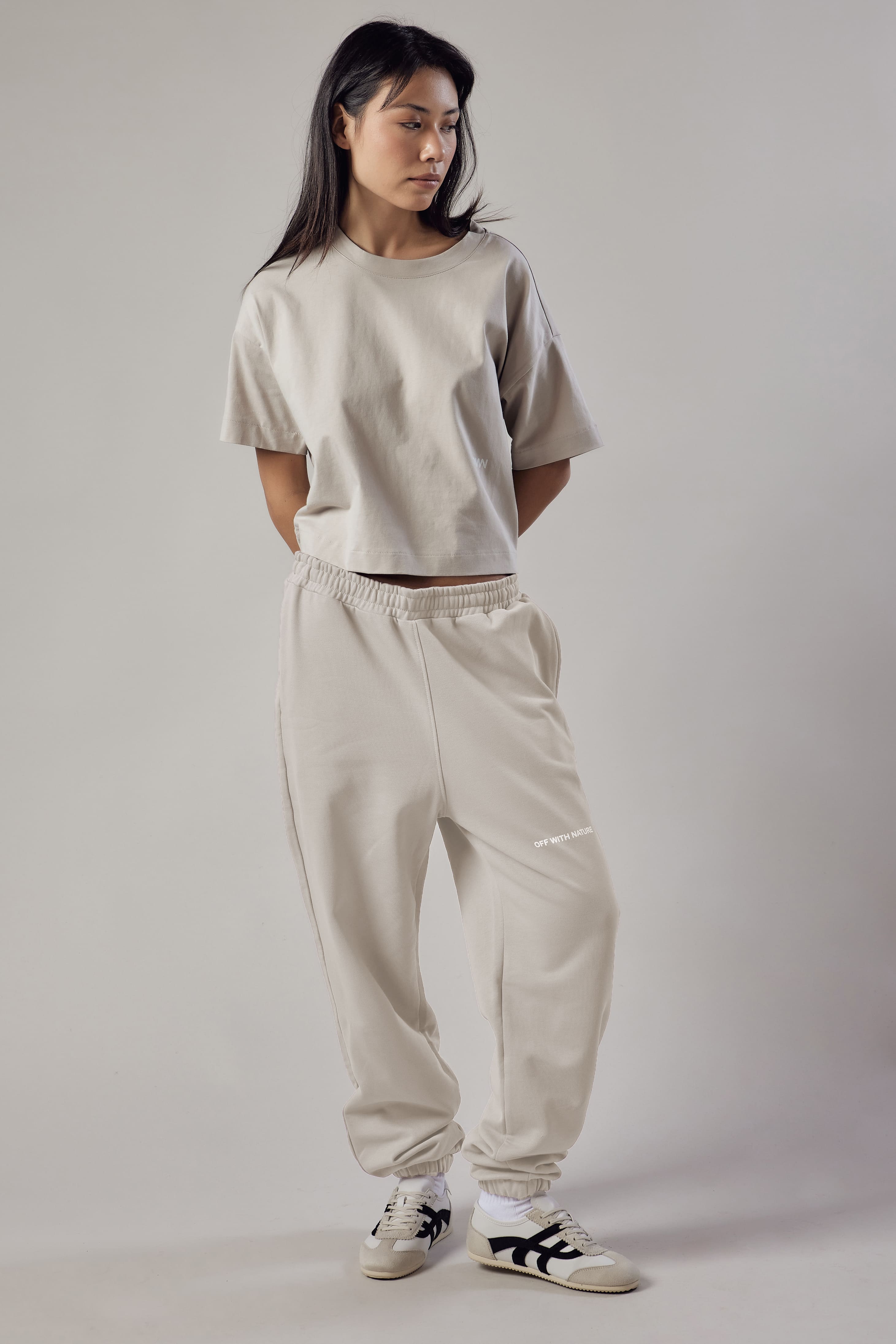 Joggers Loose Fit Unisex Beige