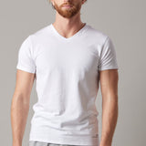 T-Shirt Scollo a V Elasticizzata