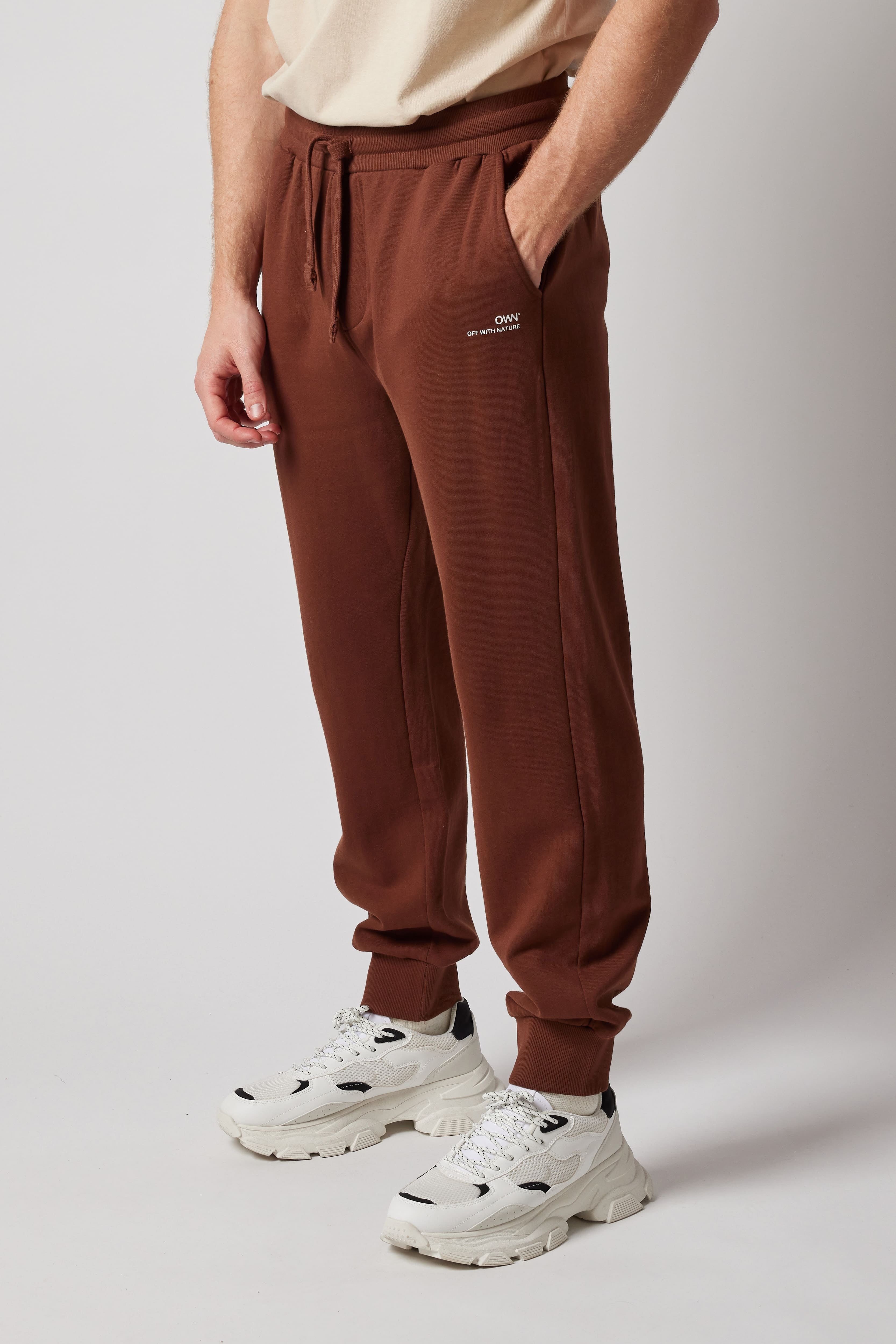 Joggers Felpati Marrone