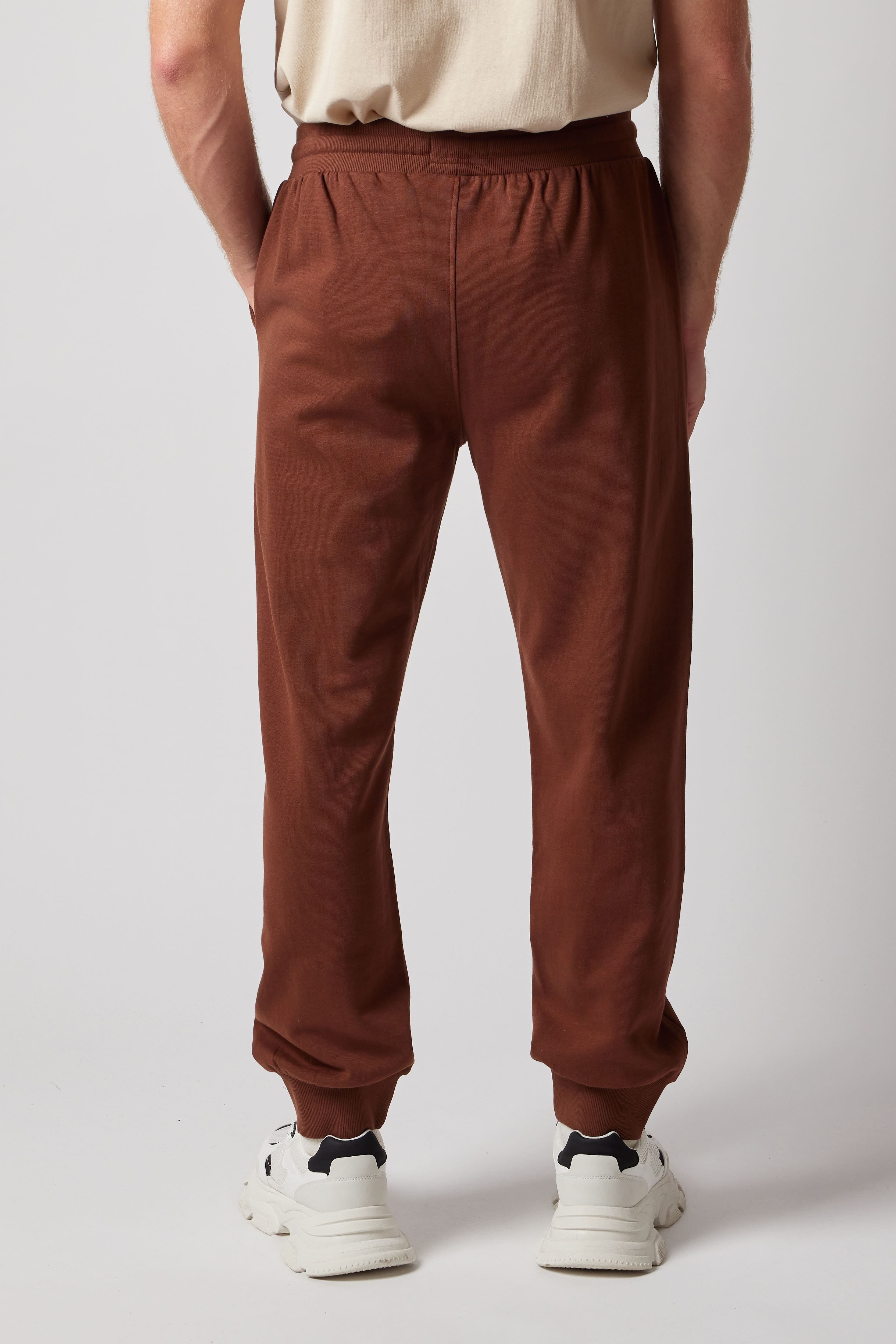 Joggers Felpati Marrone