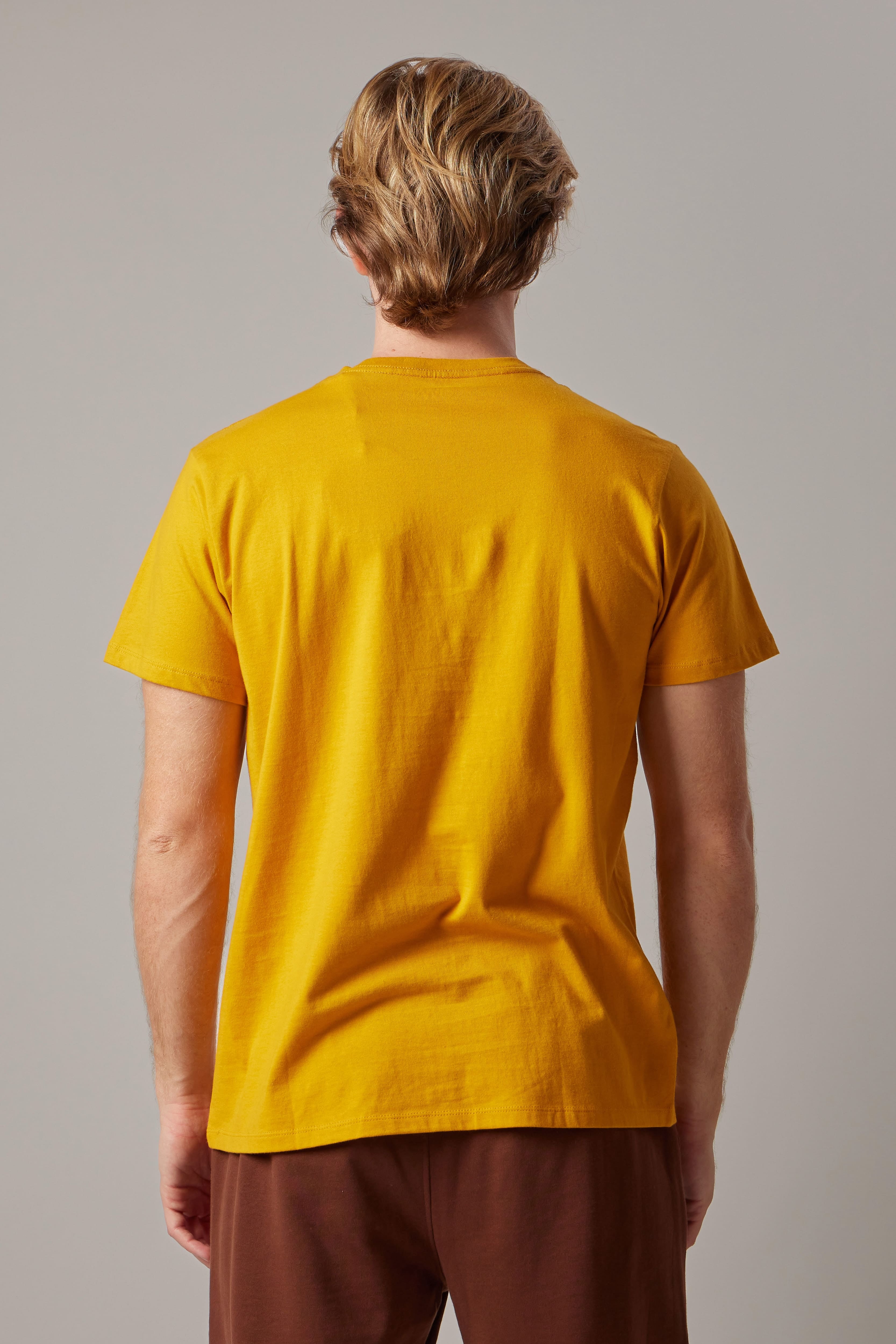 Ochre V-Neck T-Shirt