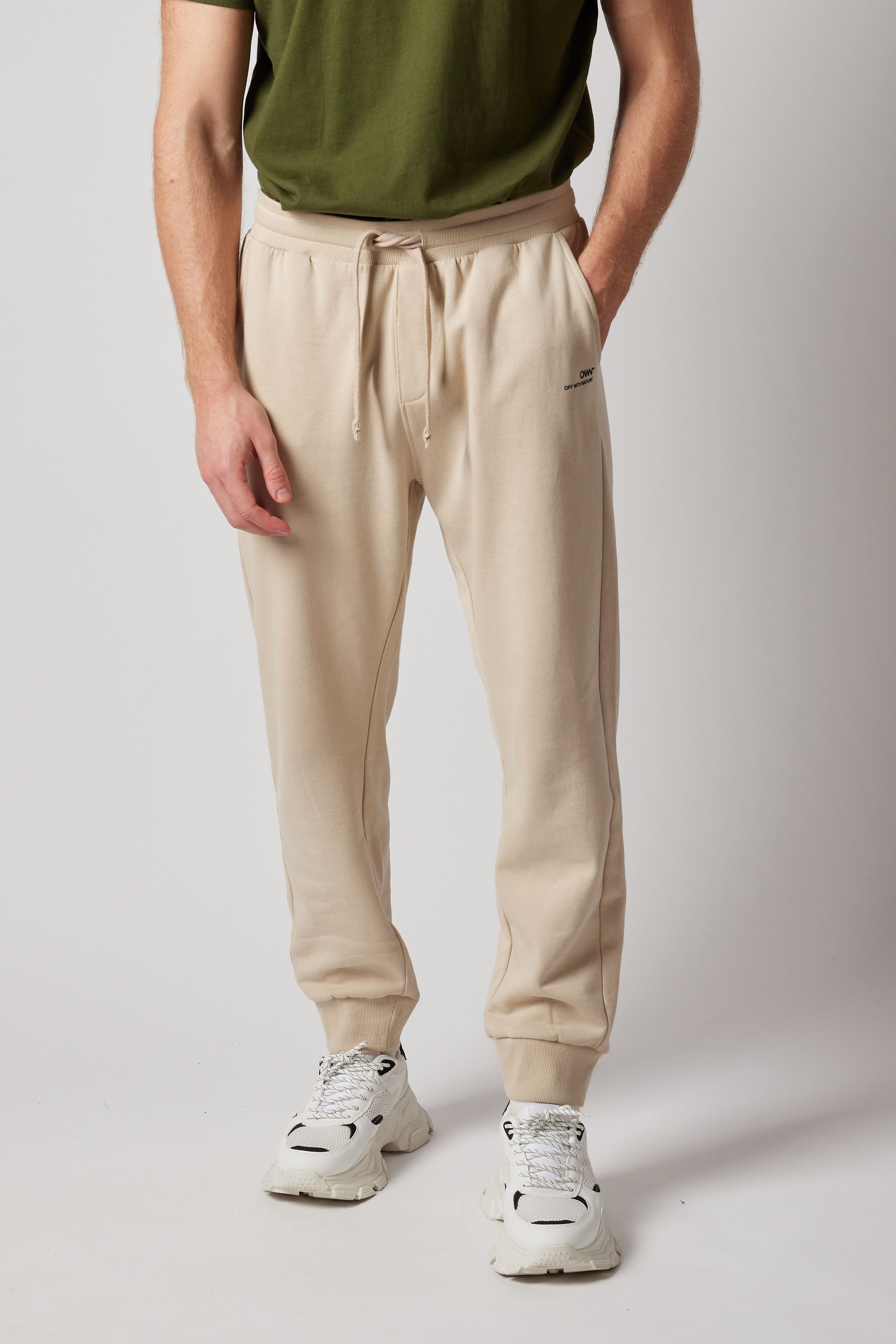Joggers Felpati Ecru