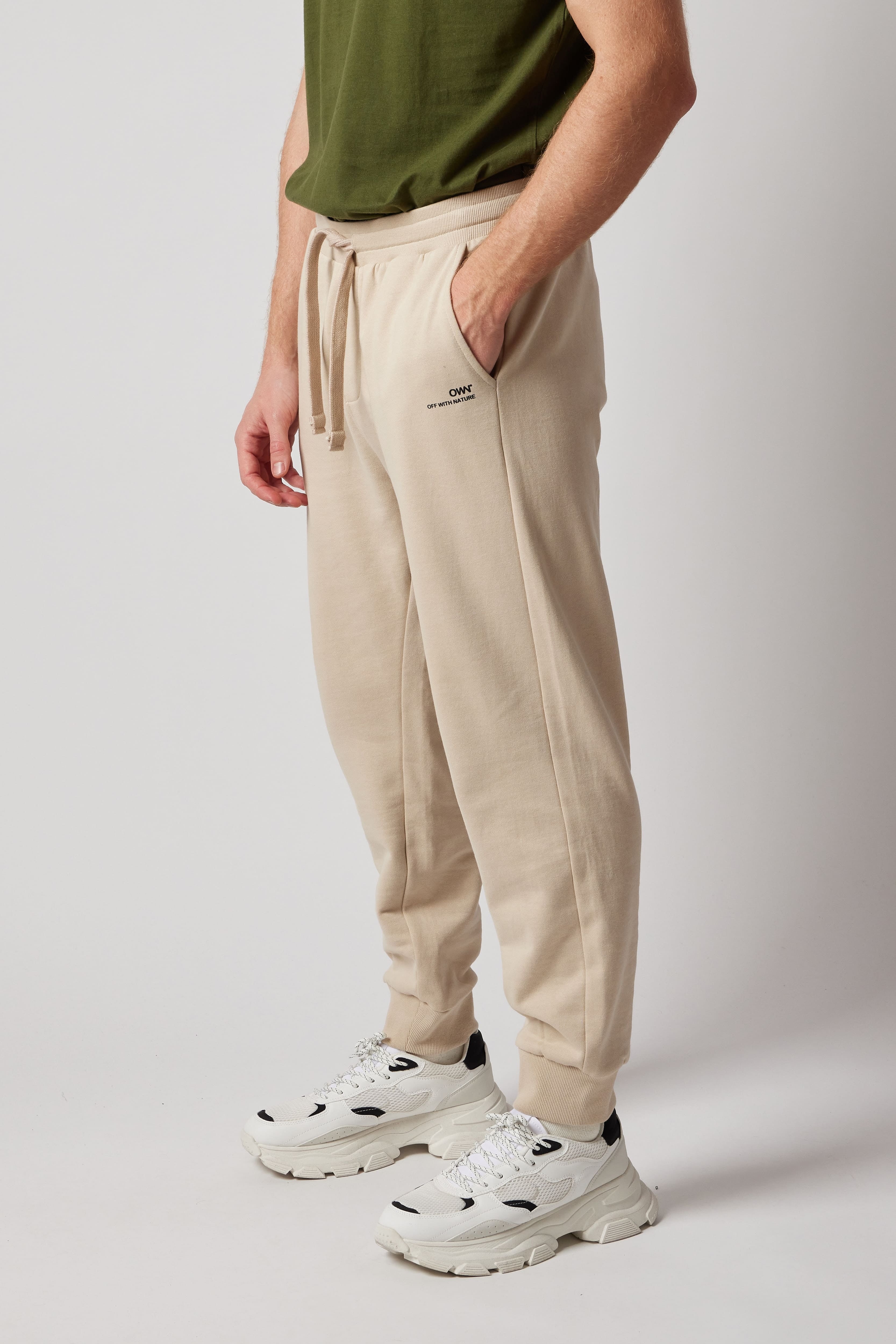 Joggers Felpati Ecru