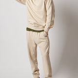 Ecru Fleece Joggers