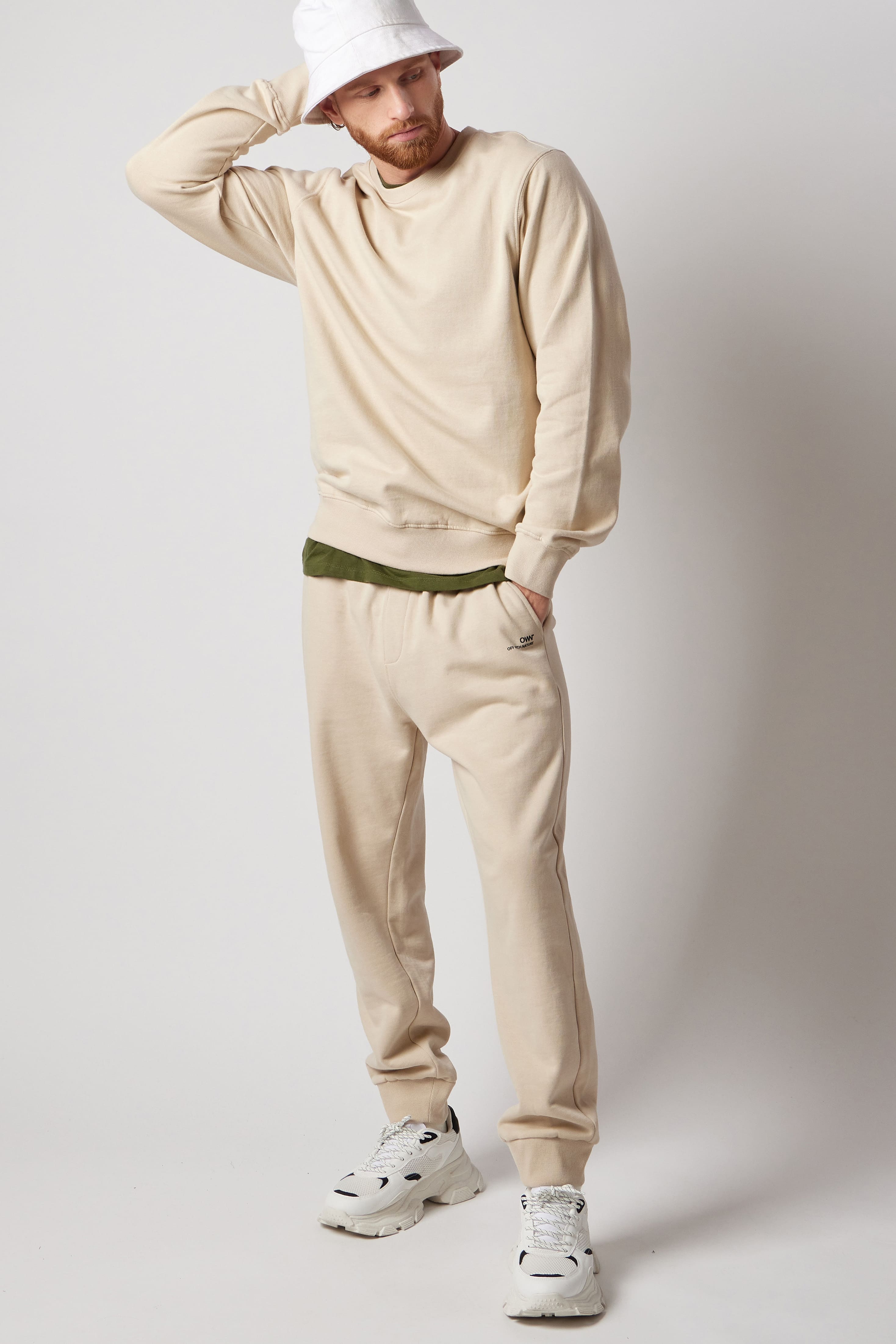 Joggers Felpati Ecru