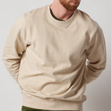 Ecru Fleece Sweatshirt + Fleece Joggers Set