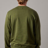 Fleece Crewneck Sweatshirt Military Green