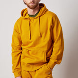 Hooded Sweatshirt + Fleece Joggers Set Ochre