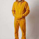 Hooded Sweatshirt + Fleece Joggers Set Ochre