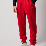 Red Fleece Joggers