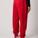 Red Fleece Joggers