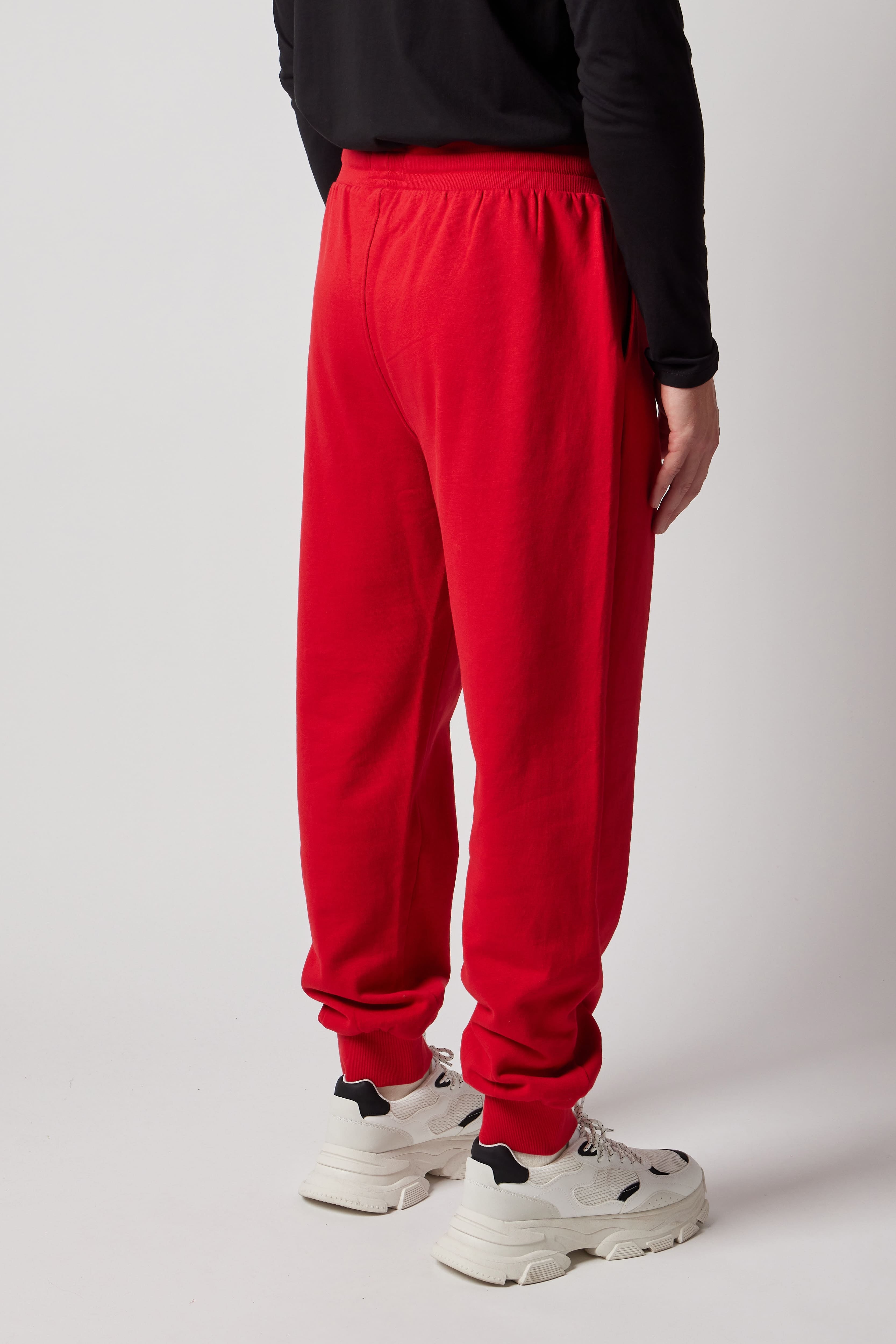 Joggers Felpati Rosso