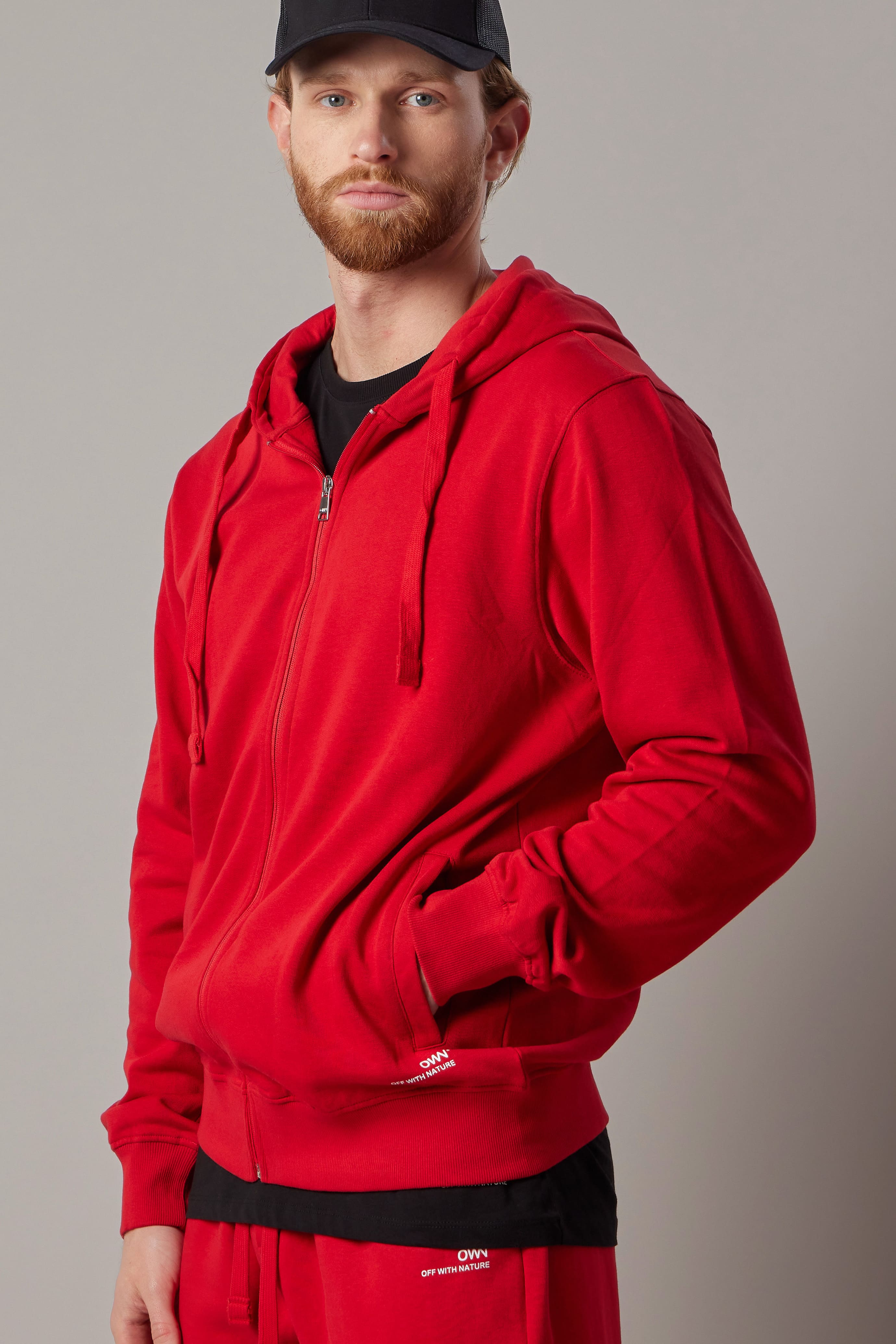 Brushed Zip Up Hoodie