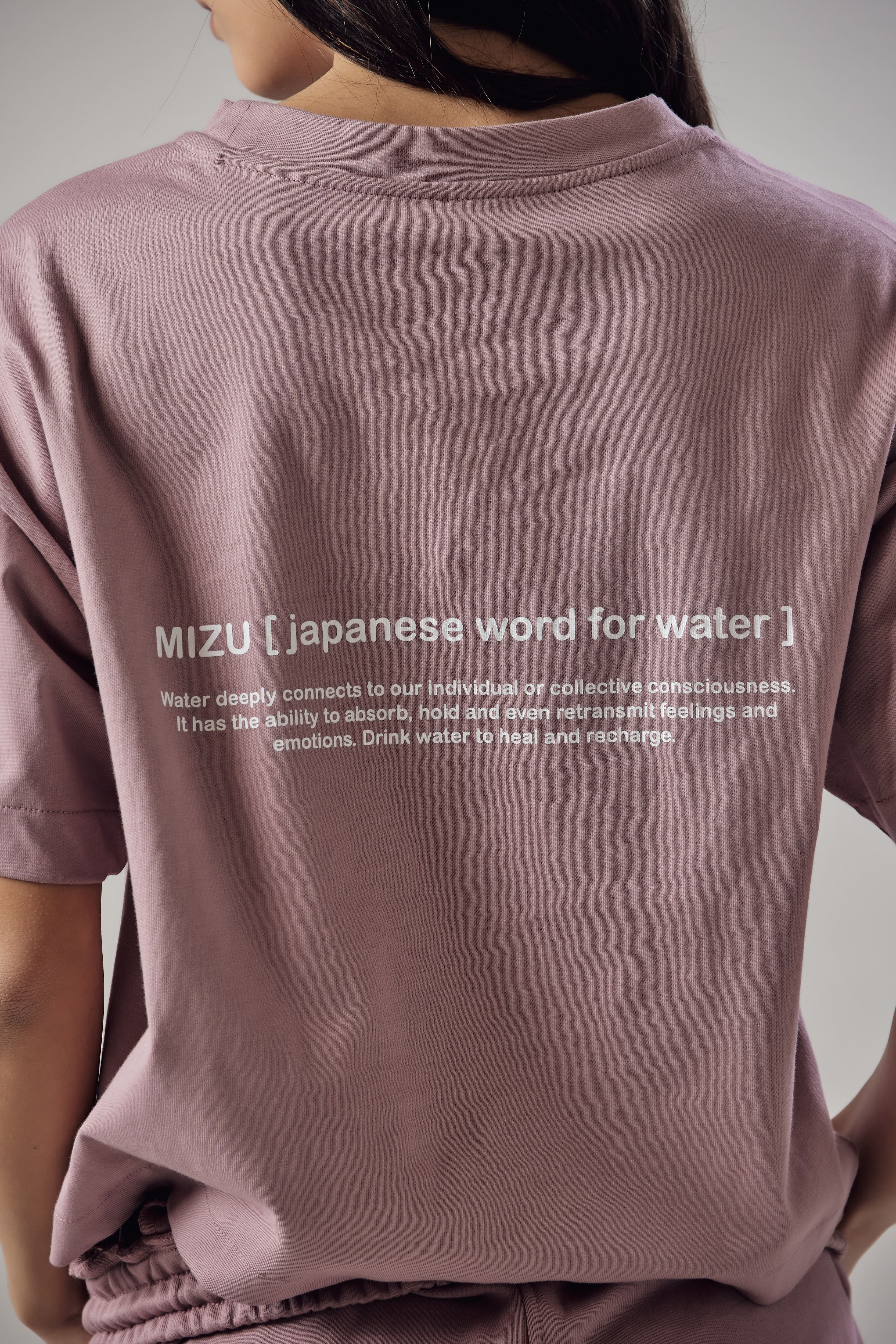 T-Shirt Corta Loose Fit Dusty Pink