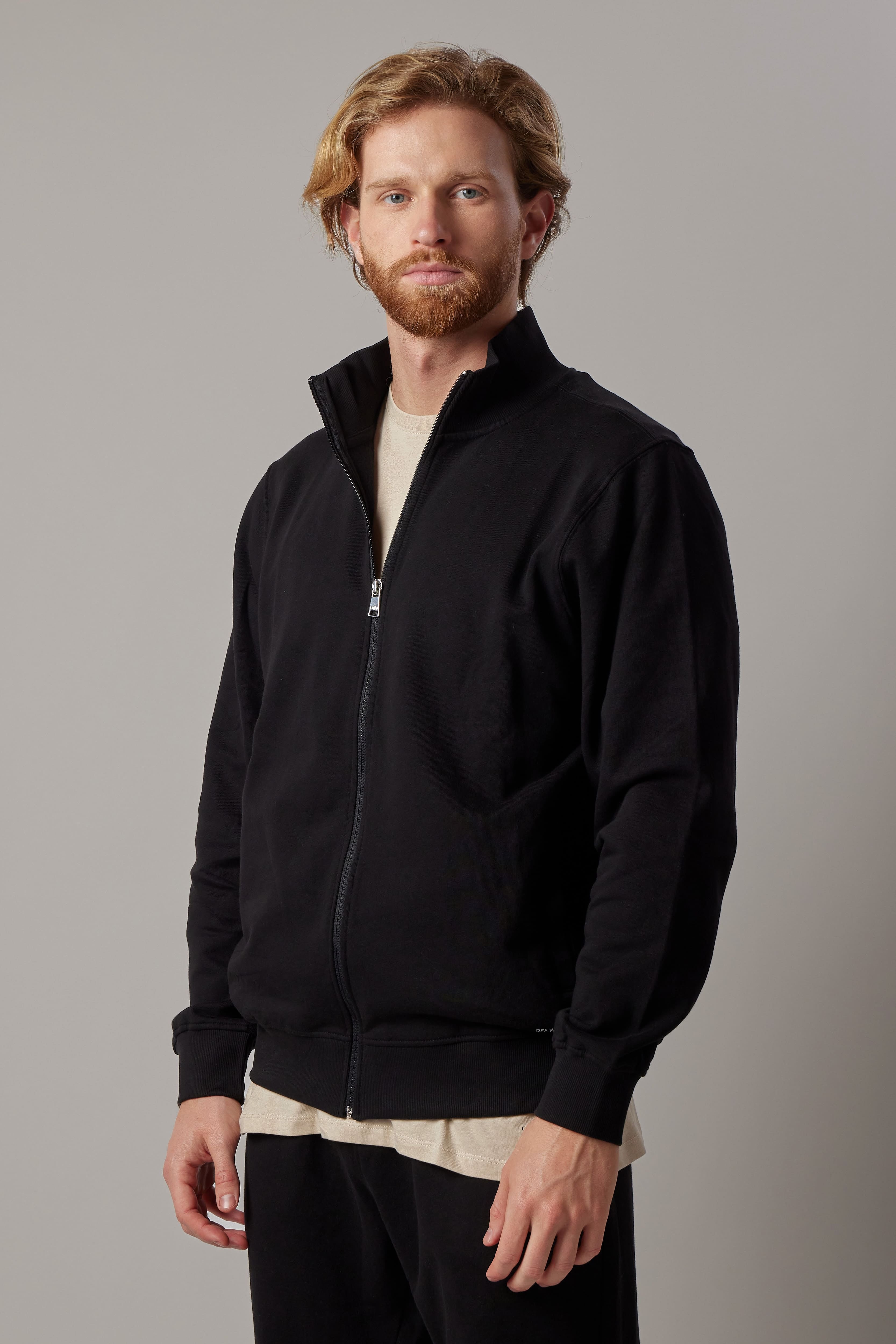 Brushed Zip Up Sweatshirt
