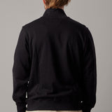 Black Fleece Hoodie with Zipper