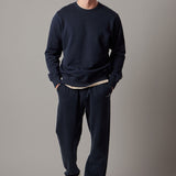 Fleece Crewneck Sweatshirt Blue