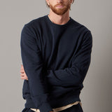 Fleece Crewneck Sweatshirt Blue