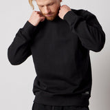 Set Felpa Girocollo + Joggers Nero