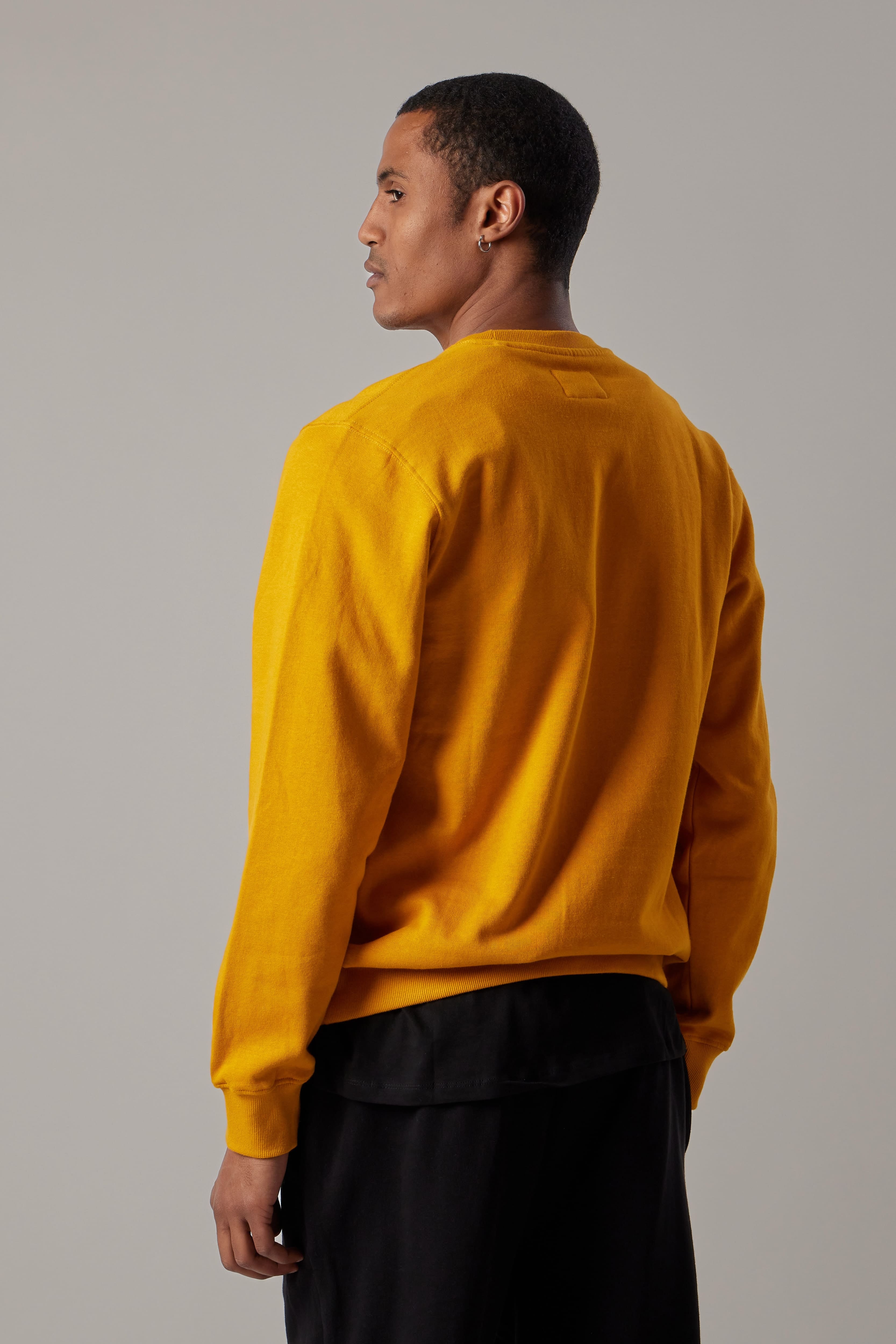 Fleece Crewneck Sweatshirt Ochre