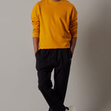 Fleece Crewneck Sweatshirt Ochre