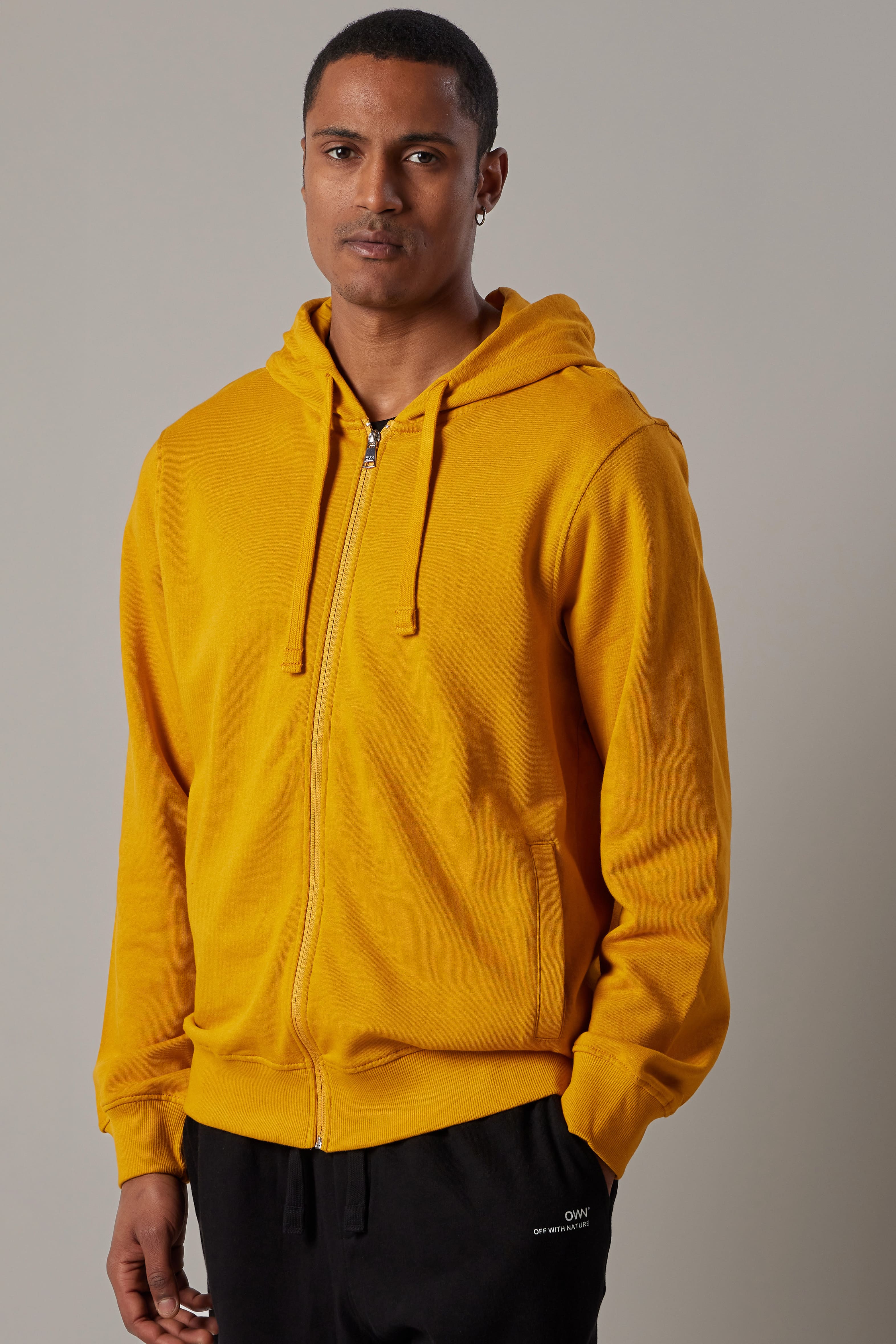 Brushed Zip Up Hoodie