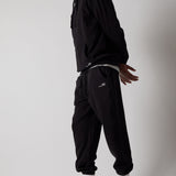 Fleece Hoodie + Fleece Joggers Set Black