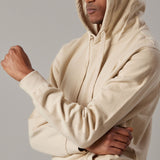 Ecru Hooded Sweatshirt