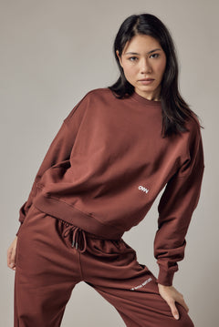 Felpa Girocollo Loose Fit