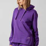 Set Felpa con Spacchi Laterali + Joggers Viola