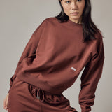 Set Felpa Girocollo + Joggers Loose Fit – Dusty Burnt