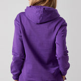 Set Felpa con Spacchi Laterali + Joggers Viola