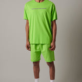 Apple Green Crew Neck T-Shirt with Quote
