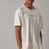 Butter Crewneck T-Shirt with Phrase