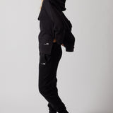 Hooded Sweatshirt with Side Slits + Fleece Joggers Set