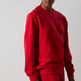 Crewneck Sweatshirt + Joggers Set Red