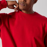 Crewneck Sweatshirt + Joggers Set Red