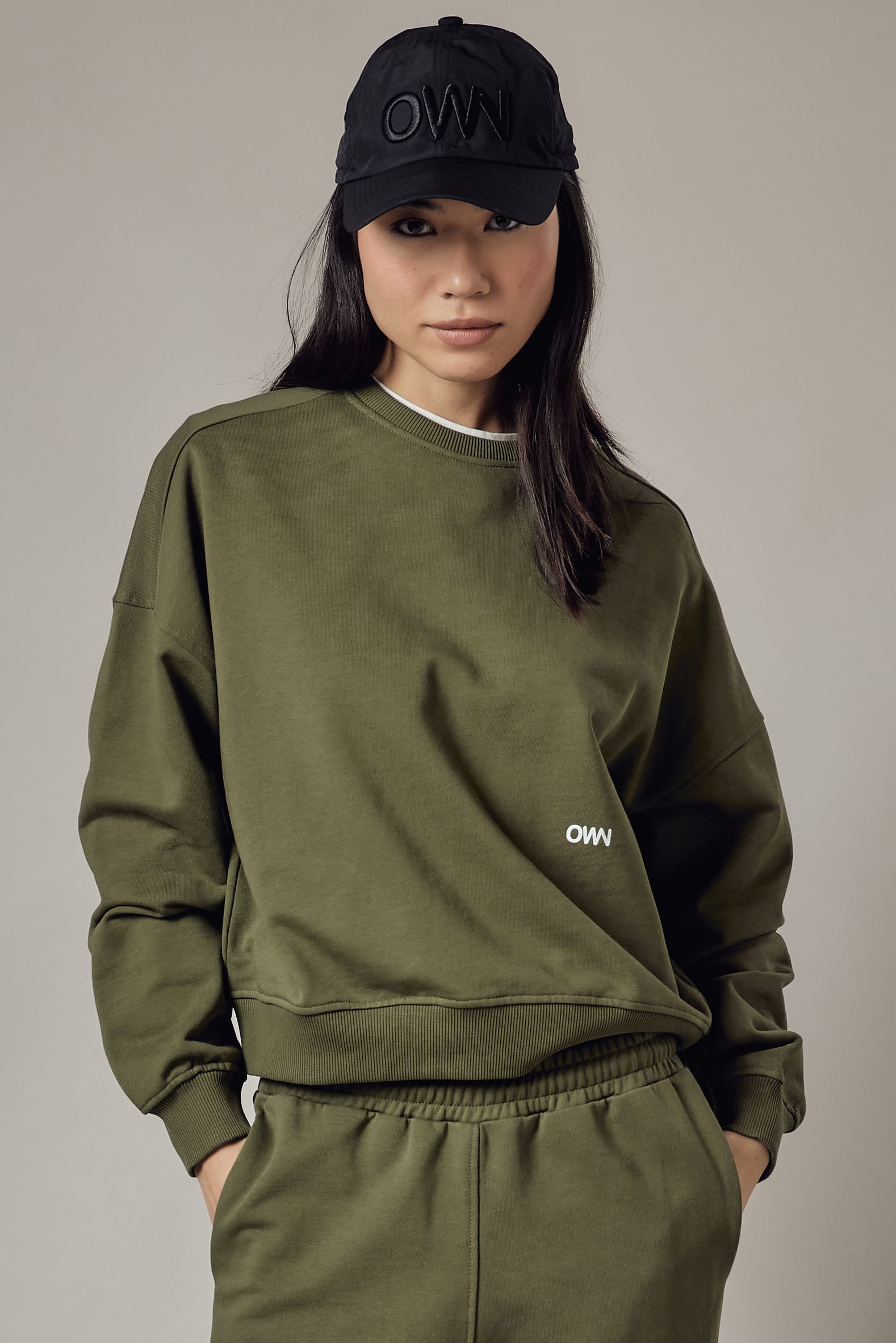 Felpa Girocollo Loose Fit