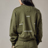 Set Felpa Girocollo + Joggers Loose Fit – Dusty Sage