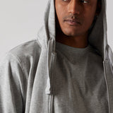 Light Melange Hooded Zip-Up Sweatshirt + Joggers Set