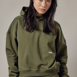 Set Felpa con Cappuccio + Joggers Loose Fit – Dusty Sage