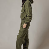 Set Felpa con Cappuccio + Joggers Loose Fit – Dusty Sage