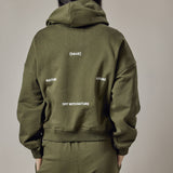 Set Felpa con Cappuccio + Joggers Loose Fit – Dusty Sage