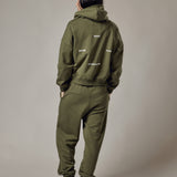 Set Felpa con Cappuccio + Joggers Loose Fit – Dusty Sage