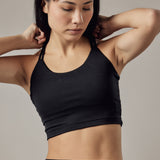 Black Medium Support Sports Bra