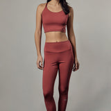 Technical Leggings + Pomegranate Sports Top Set