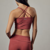 Technical Leggings + Pomegranate Sports Top Set